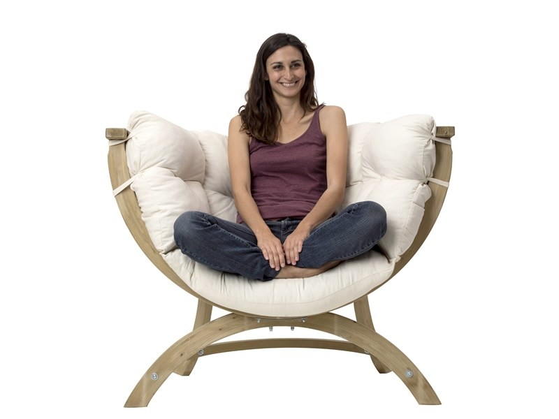 Fotel drewniany